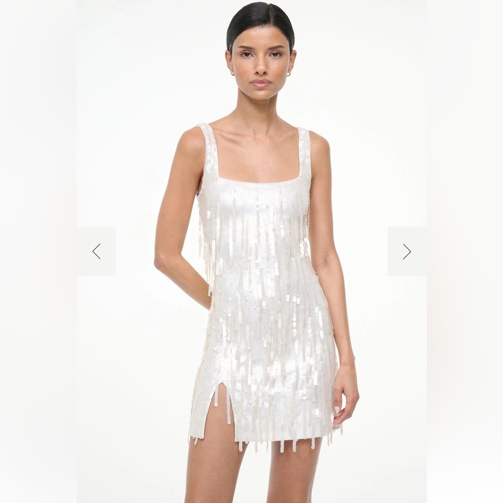 Staud Le Sable Dress- Pearl